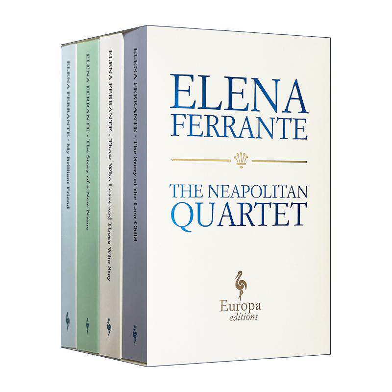 英文原版 The Neapolitan Quartet by Elena Ferrante Boxed Set 埃莱娜费兰特 那不勒斯四部曲套装 英文版 进口英语原版书籍