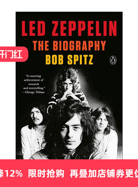 英文原版 Led Zeppelin 齐柏林飞艇传 英国摇滚乐队 Bob Spitz 英文版 进口英语原版书籍