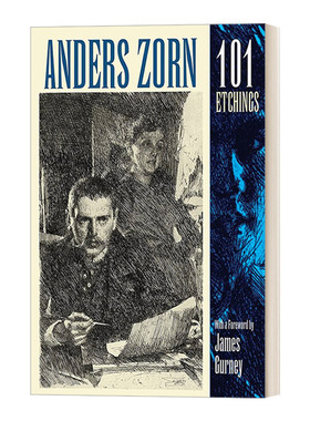 Anders Zorn, 101 Etchings 安德斯佐恩101件蚀刻作品进口原版英文书籍