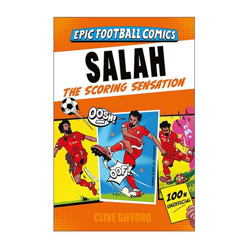 英文原版 Epic Football Comics Salah 足球英雄漫画传记 穆罕默德·萨拉赫 英文版 进口英语原版书籍
