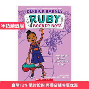 英文原版 Ruby and the Booker Boys 1 鲁比和布克男孩系列1 新学校 新的勇敢鲁比 英文版 进口英语原版书籍