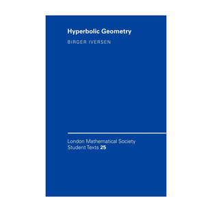 英文原版 Hyperbolic Geometry 双曲几何 伦敦数学会学生文本系列 英文版 进口英语原版书籍