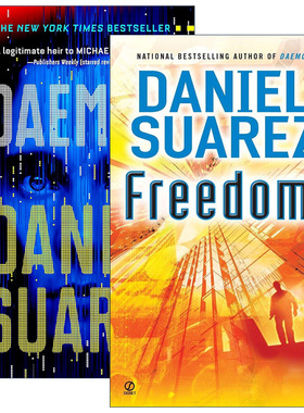 英文原版 Daemon 守护程序系列2册 惊悚科幻小说 Daniel Suarez 英文版 进口英语原版书籍