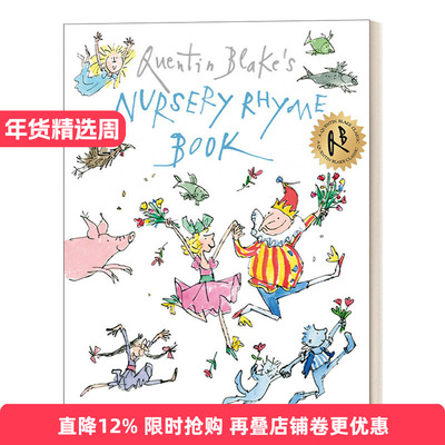 Quentin Blake's Nursery Rhyme Book 昆廷·布莱克的童谣书 安徒生奖作家进口原版英文书籍