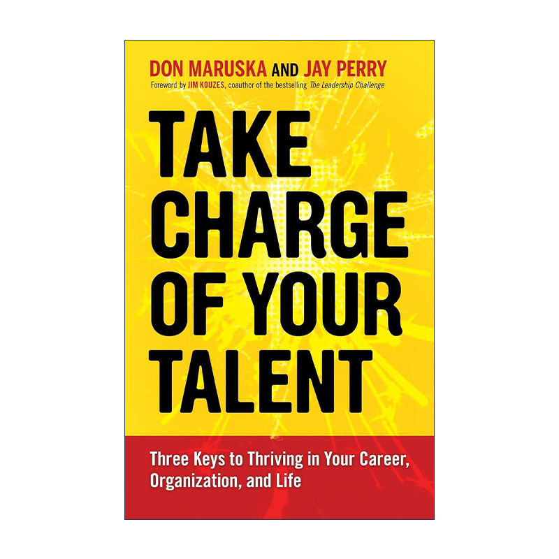英文原版 Take Charge of Your Talent 掌握你的才能 在你的事业 组织和生活中取得成功的三个关键 Don Maruska 进口英语原版书籍