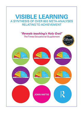 Visible Learning 可见的学习 对800多项关于学业成就的元分析的综合报告进口原版英文书籍