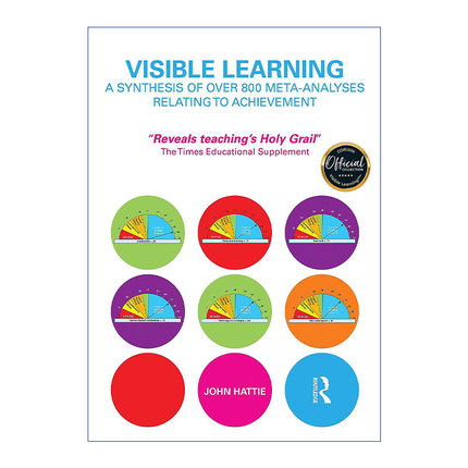 Visible Learning 可见的学习 对800多项关于学业成就的元分析的综合报告进口原版英文书籍