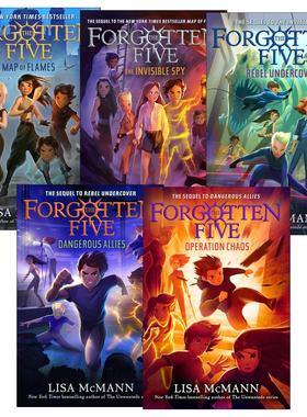 英文原版 The Forgotten Five 被遗忘的五人系列1-5册 儿童冒险小说 Lisa McMann 英文版 进口英语原版书籍