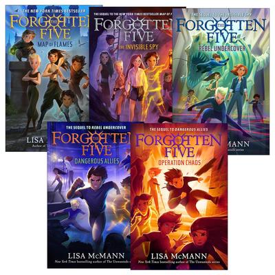 英文原版 The Forgotten Five 被遗忘的五人系列1-5册 儿童冒险小说 Lisa McMann 英文版 进口英语原版书籍