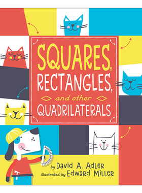 英文原版 Squares Rectangles and other Quadrilaterals 多样的图形 儿童几何科普认知绘本 Ed Miller 英文版 进口英语原版书籍