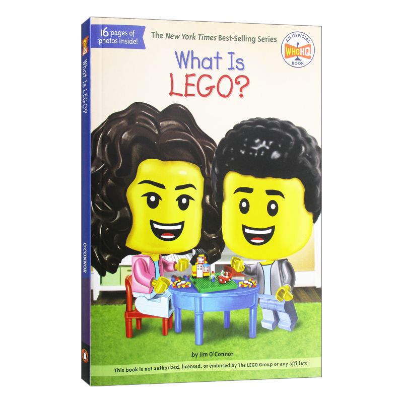 什么是乐高 英文原版 What Is Lego 儿童科普认知读物 乐高玩具 8-12岁 Jim O'Connor 进口原版英语书 Penguin USA
