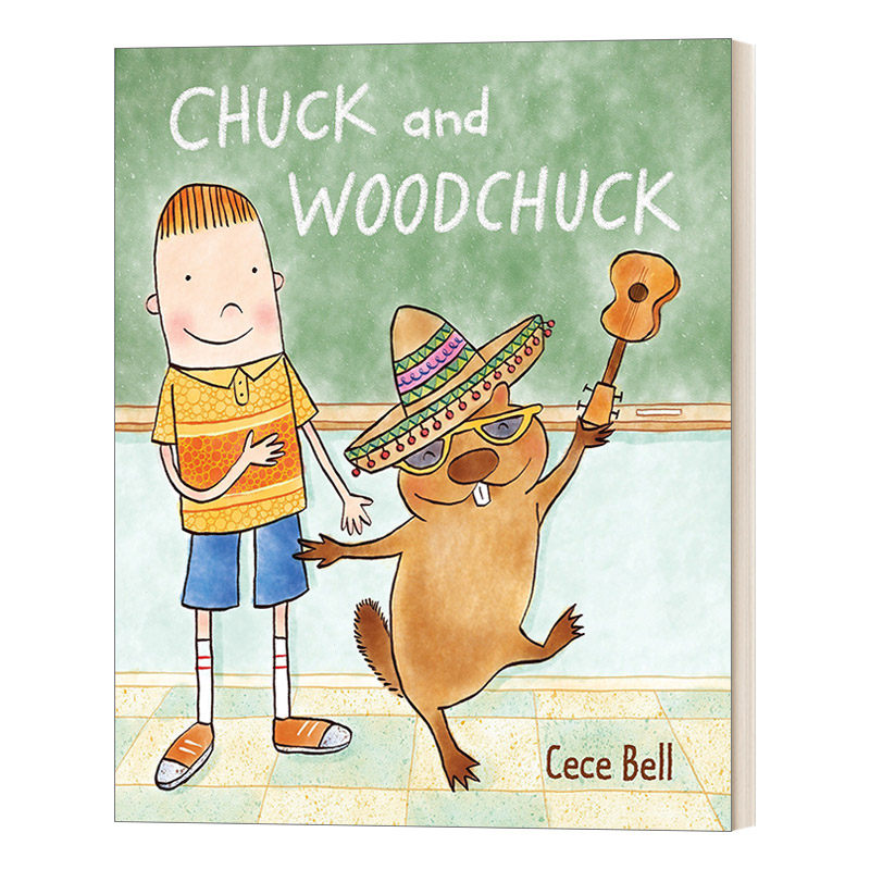 英文原版 chuck and woodchuck 查克和土拨鼠 4-8岁儿童友谊主题精装