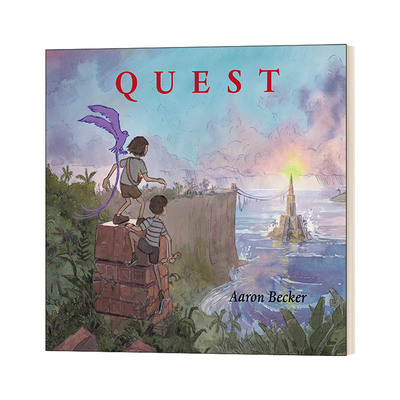 英文原版 Aaron Becker's Wordless Trilogy 02 Quest不可思议的旅程三部曲02 彩虹国度 儿童旅游主题精装绘本 凯迪克奖得主英文版