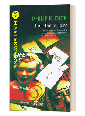 英文原版 Time Out of Joint 科幻大师系列：幻觉 时代混乱 菲利普·迪克 英文版 进口英语原版书籍