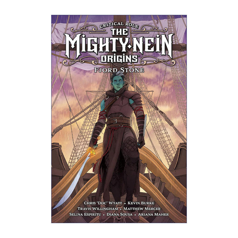 英文原版 Critical Role The Mighty Nein Origins Fjord Stone 关键角色 强力内恩起源 Dark Horse黑马漫画 Kevin Burke 精装