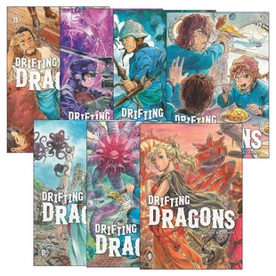 英文原版 Drifting Dragons 空挺Dragons 猎龙飞船9-15册 同名动漫漫画 桑原太矩 英文版 进口英语原版书籍
