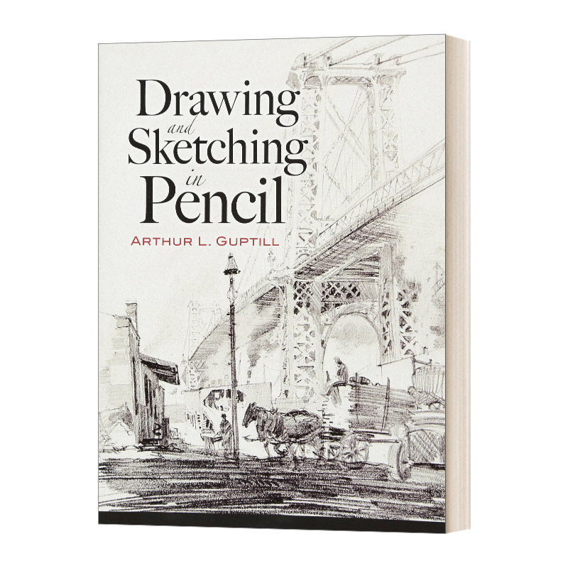 Drawing and Sketching in Pencil 铅笔画和素描进口原版英文书籍