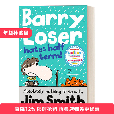 Barry Loser Hates Half Term 倒霉蛋巴里讨厌半场 倒霉蛋巴里幽默漫画小说进口原版英文书籍