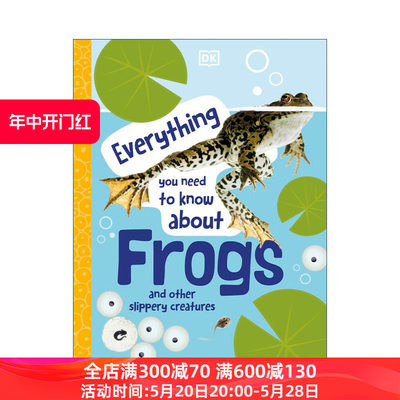 英文原版 Everything You Need to Know About Frogs 关于青蛙你需要知道的一切 DK儿童动物科普百科精装 英文版 进口英语原版书籍