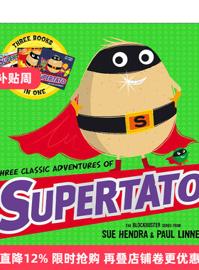 英文原版 Three Classic Adventures of Supertato 土豆超人的三个经典冒险合集 Sue Hendra 英文版 进口英语原版书籍