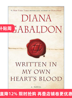 英文原版 Written in My Own Heart's Blood Outlander 08 异乡人8 古战场传奇 精装 英文版 进口英语原版书籍