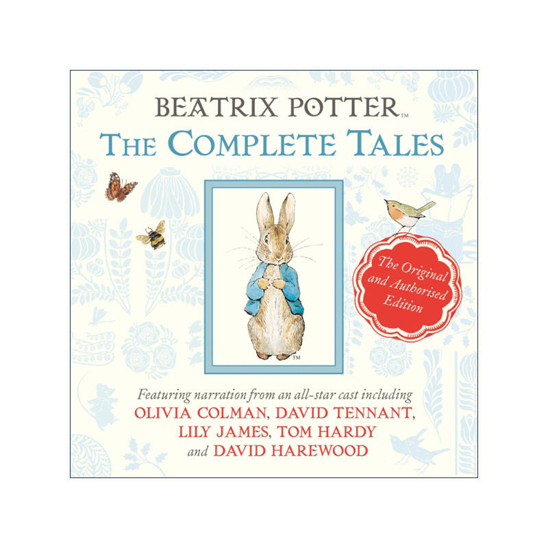 英文原版 Beatrix Potter The Complete Tales 彼得兔的故事全集有声书CD 奥利维亚科尔曼 莉莉詹姆斯 英文版 进口英语原版