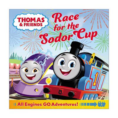 英文原版 Thomas and Friends Race For the Sodor Cup 托马斯小火车动画电影官方绘本 索多岛杯竞速大赛 英文版 进口英语原版书籍
