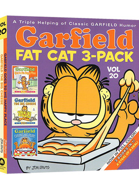 Garfield Fat Cat 3-Pack #20 加菲猫漫画3本套装20进口原版英文书籍