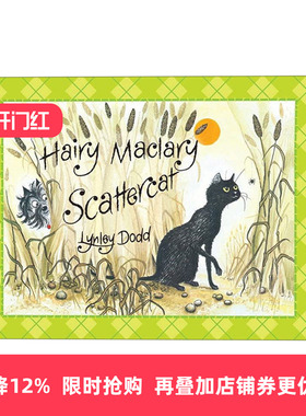 英文原版 Hairy Maclary Scattercat 毛毛狗和疤面猫 新西兰作家Lynley Dodd经典儿童绘本 英文版 进口英语原版书籍