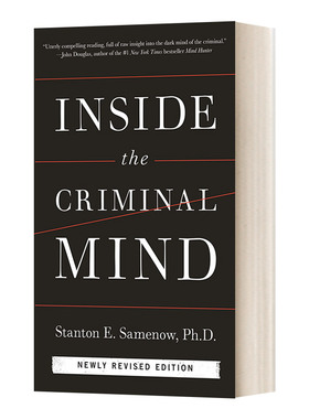 英文原版 Inside the Criminal Mind 犯罪心理分析 修订扩展版 Stanton Samenow斯坦顿·萨梅洛 英文版 进口英语原版书籍