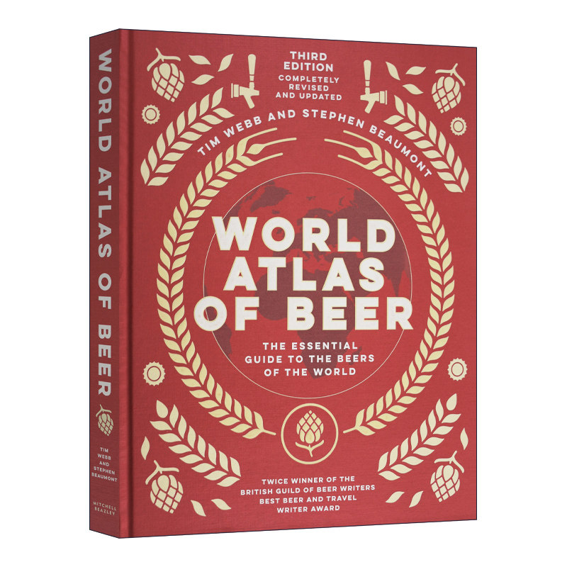 World Atlas of Beer 世界啤酒地图集 品酒饮酒指南 精装进口原版英文书籍