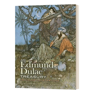 An Edmund Dulac Treasury  埃德蒙·杜拉克装饰插画集 116幅全彩插图进口原版英文书籍