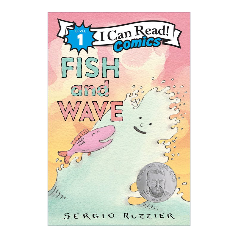 Fish and Wave 鱼和海浪 I Can Read Comics Level 1分级阅读儿童漫画进口原版英文书籍