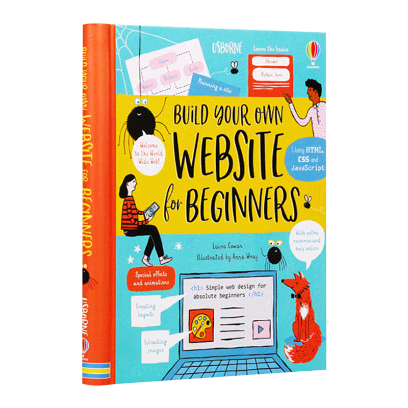 Build Your Own Website for Beginners 自己创建网站进口原版英文书籍