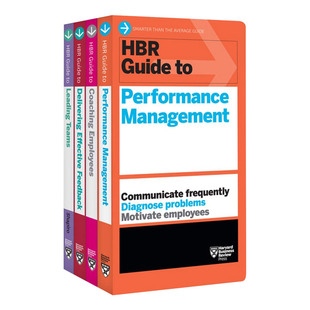 HBR Management 英文原版 Books 进口英语原版 英文版 Guides 书籍 Performance 哈佛商业评论绩效管理指南4册套装 Collection