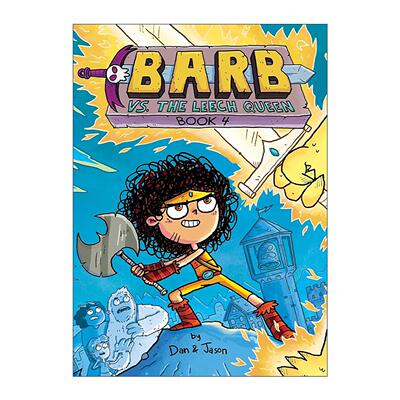 英文原版 Barb vs the Leech Queen 狂暴战士芭卜4 精装全彩漫画 英文版 进口英语原版书籍