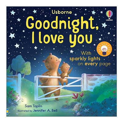 英文原版 Goodnight I Love You 晚安 我爱你 纸板书 英文版 进口英语原版书籍