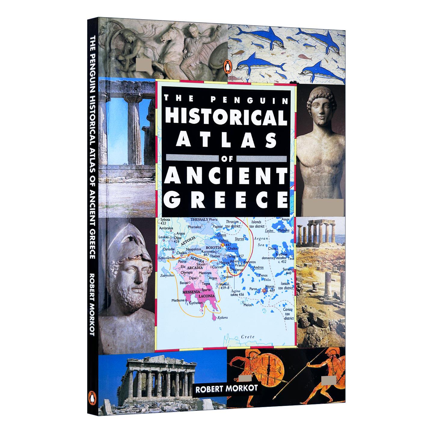 英文原版 The Penguin Historical Atlas of Ancient Greece 企鹅古希腊历史地图集 历史地理学工具书外国文学 英文版 进口书籍