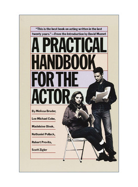 英文原版 A Practical Handbook for the Actor 表演训练手册 普利策戏剧奖 奥斯卡编剧奖得主大卫·马梅等艺术精华 英文版
