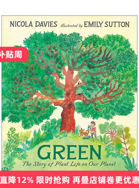 英文原版 Green The Story of Plant Life on Our Planet 地球上的绿色生命 儿童自然科学科普百科精装绘本 英文版 进口英语书籍