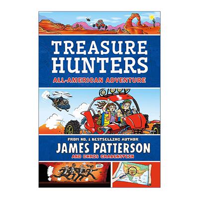 英文原版 Treasure Hunters All-American Adventure 夺宝奇兵6 美国人的冒险 儿童动作冒险幽默小说 英文版 进口英语原版书籍