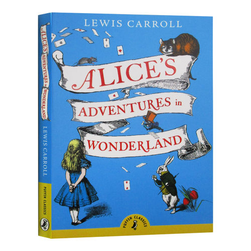 英文原版 Alice's Adventures in Wonderland 爱丽丝梦游仙境 Puffin Classics 刘易斯·卡罗尔 英文版 进口英语原版书籍