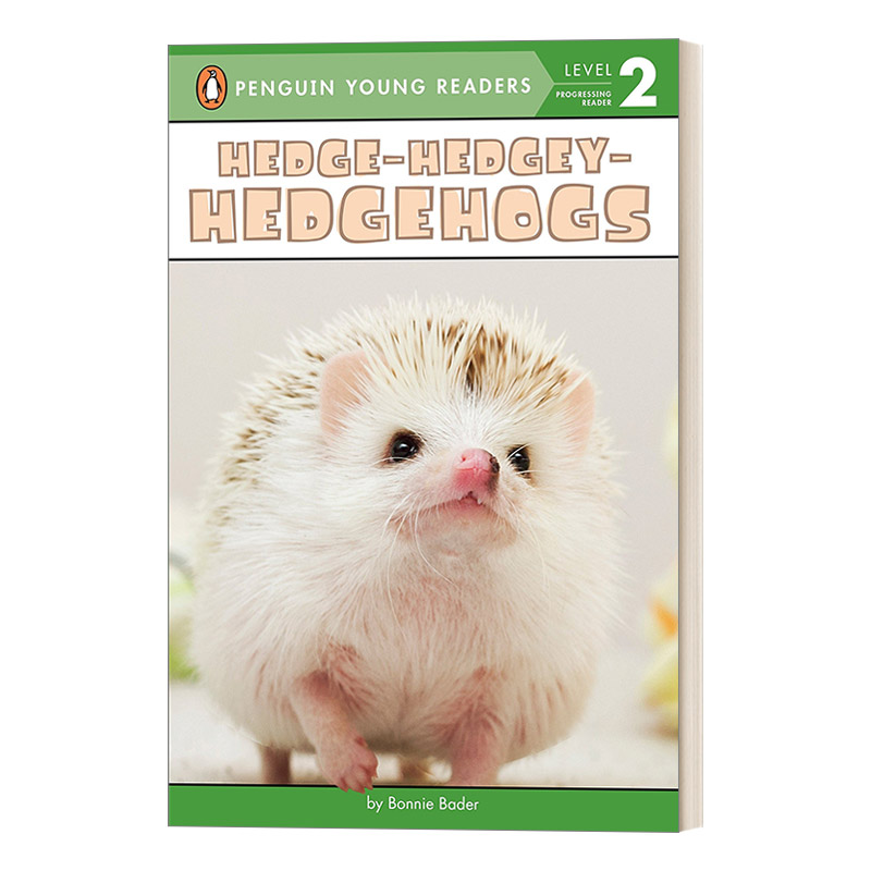 英文原版 Hedge-Hedgey-Hedgehogs-Penguin Young Readers Level 2 小刺猬 企鹅青少分级阅读2级读物 动物主题 英文版 进口英语书