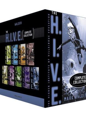 英文原版 The H.I.V.E. Complete Collection 高等邪恶学院9册全集盒装 动作冒险小说 英文版 进口英语原版书籍