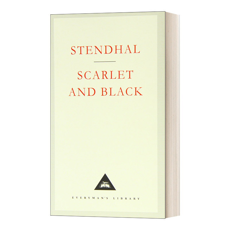 Scarlet And Black 红与黑 司汤达 Everyman精装收藏版进口原版英文书籍