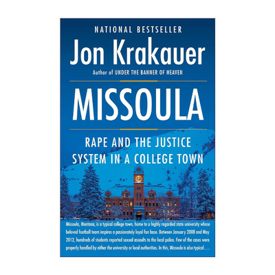 Missoula 米苏拉 大学城的司法系统 荒野生存作者Jon Krakauer进口原版英文书籍