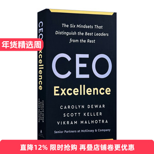 CEO Excellence 卓越的CEO 区分优秀领导者的六种思维模式进口原版英文书籍