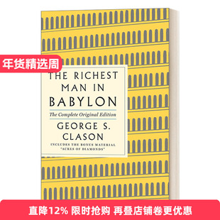 英文原版 The Richest Man in Babylon - A GPS Guide to Life 巴比伦富翁的理财课 有史以来完美的致富手册 英文版 进口英语书