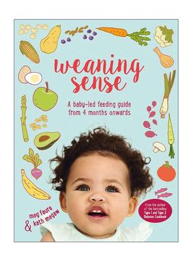 英文原版 Weaning Sense 母婴无压力断奶指南 婴儿辅食食谱 英文版 进口英语原版书籍