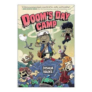 英文版 书籍 Day 儿童全彩搞笑科幻冒险漫画 Joshua 末日夏令营 Camp 进口英语原版 英文原版 Hauke Doom
